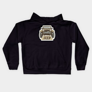 4 Wheel Drive Kids Hoodie